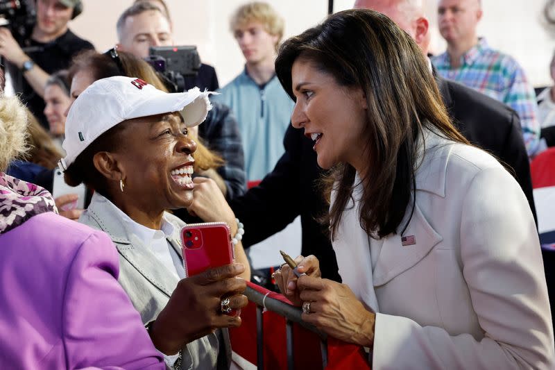 Former U.S. Ambassador to the U.N. Haley announces her 2024 presidential run in Charleston, South Carolina