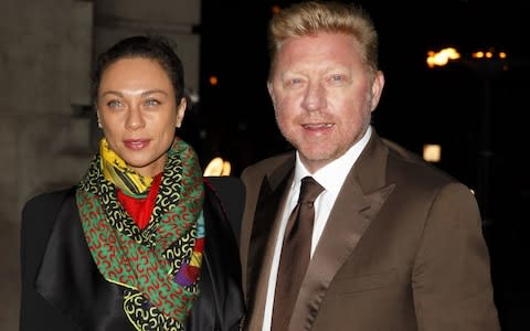 Boris Becker and his second wife Lilly Kerssenberg  - Credit: Max Mumby/Indigo/Getty Images Europe