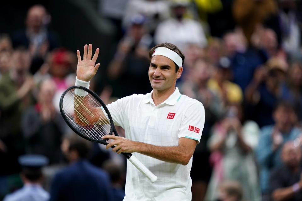 Roger Federer last week announced he will retire from professional tennis after the Laver Cup (John Walton/PA). (PA Wire)