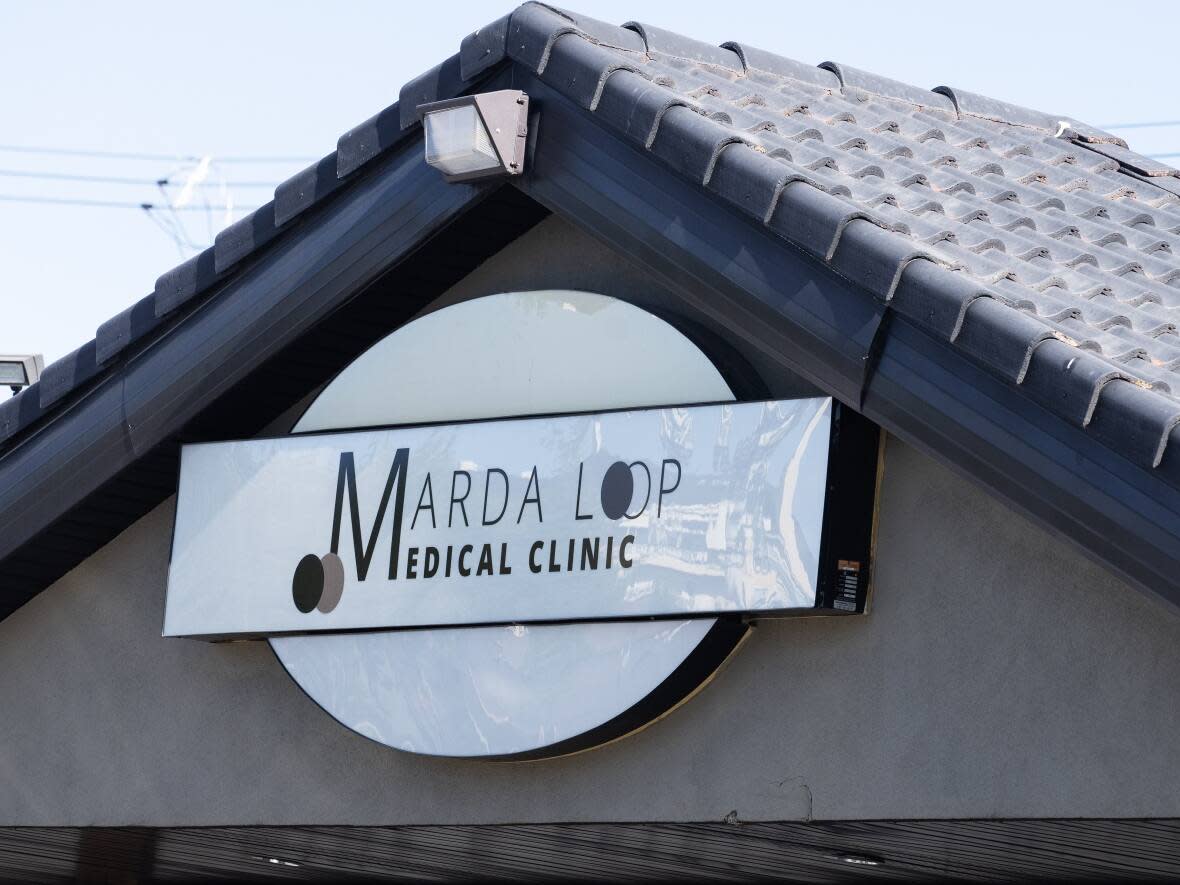 The Marda Loop Medical Clinic is pictured in Calgary on July 26, 2023. Last year, Health Canada said planned arrangement at the clinic ran contrary to the Canada Health Act and the province launched an Alberta Health inquiry.  (Todd Korol/The Canadian Press - image credit)