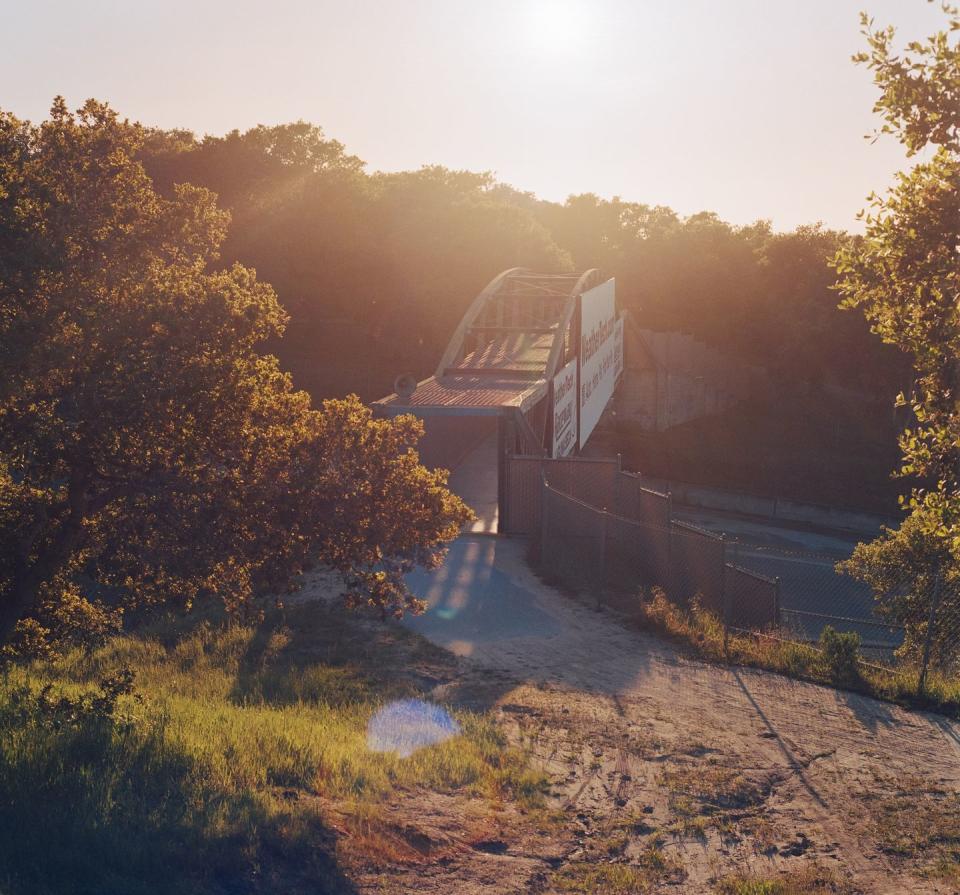 a train on a train track