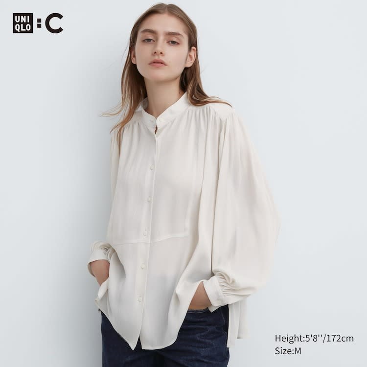 Volume Long Sleeve Blouse. (Photo: Uniqlo SG)