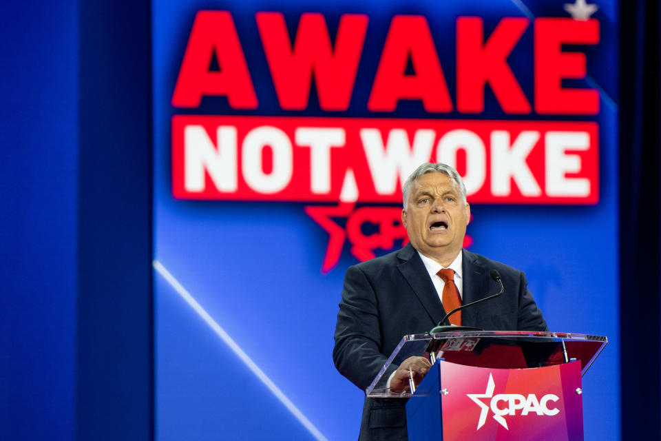 Image: Former President Trump And Fellow Conservatives Address Annual  CPAC Meeting (Brandon Bell / Getty Images)