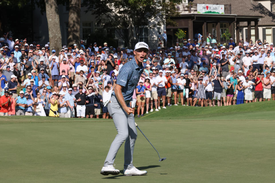 Will Zalatoris is coming in hot off a win at the FedEx St. Jude Championship, but that could mean he'll be overlooked at the BMW Championship. (Photo by Matthew Maxey/Icon Sportswire via Getty Images)