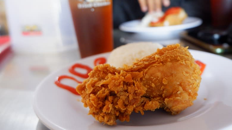 fried chicken on a plate