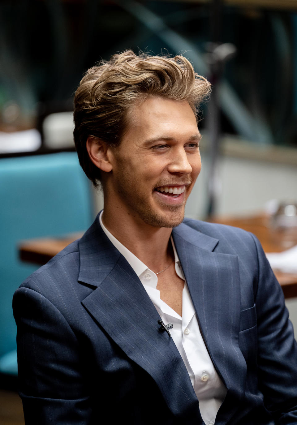 Austin Butler on Sunday TODAY with Willie Geist on Feb. 19, 2023. (Nathan Congleton / TODAY)