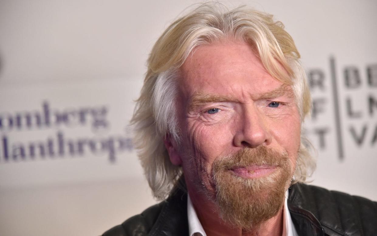 Sir Richard Branson speaks onstage at Imagination Day during the 2016 Tribeca Film Festival at Spring Studios - 2016 Getty Images