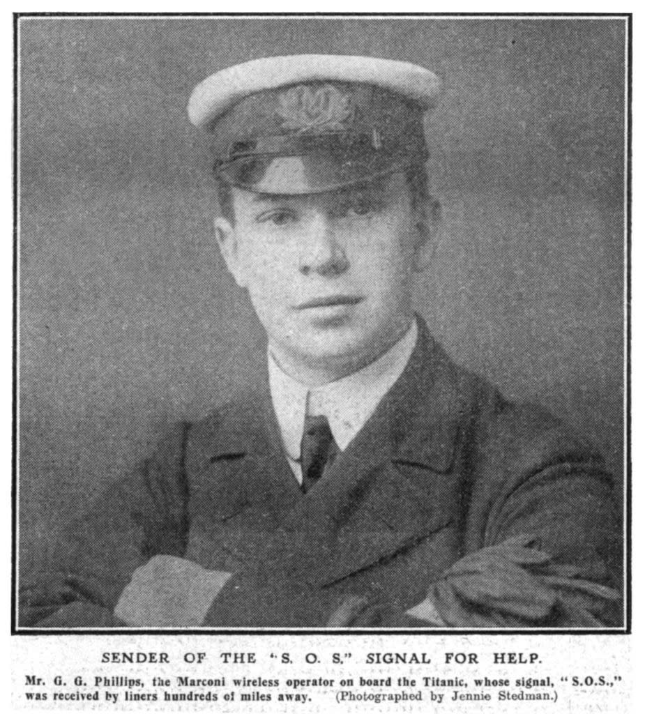 Jack Phillips, the man who sent the Titanic's SOS message