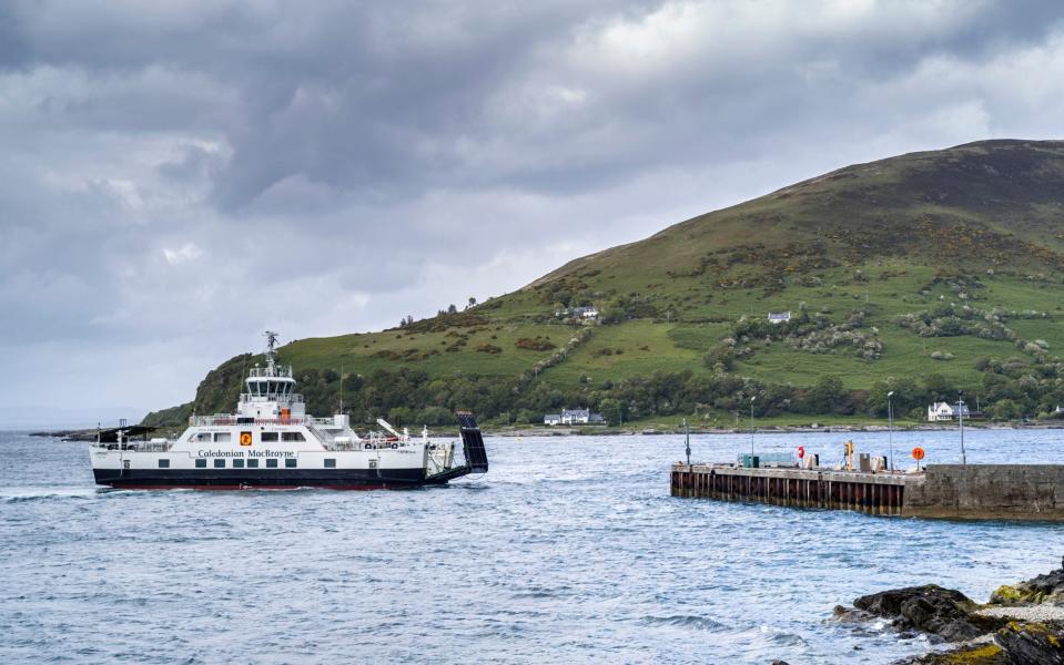 Arran island in Scotland