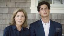 <p>Caroline Kennedy and her son, Jack Schlossberg, speak at the 2020 Democratic National Convention. The event was held virtually due to the COVID-19 pandemic. </p>