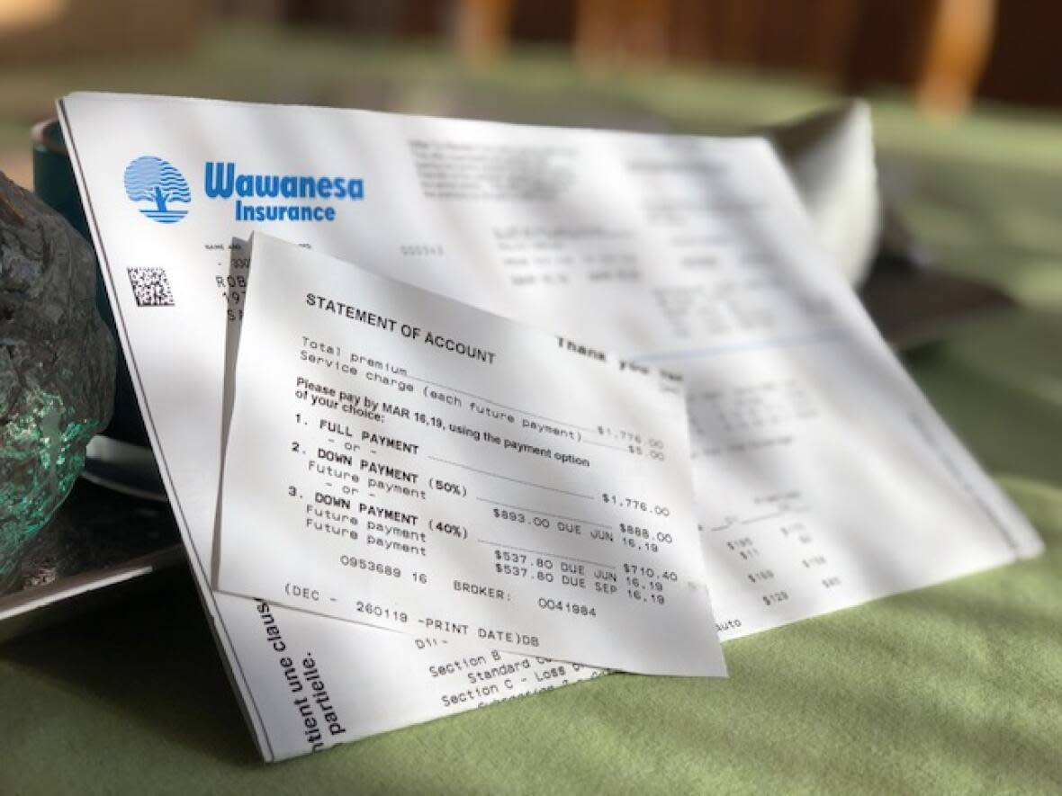 Wawanesa is New Brunswick's largest car insurance company. Recently it offered to insure a 2008 Honda Civic in Moncton, for a 24-year-old driver, for $6,898, the highest of eight quotes received. (CBC - image credit)