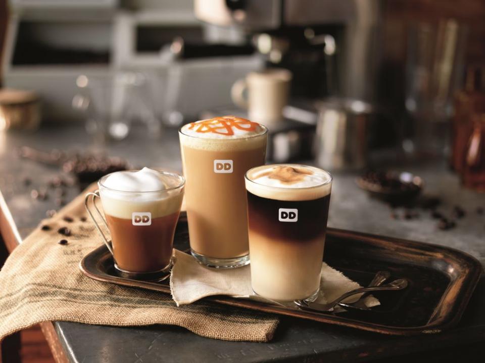 Dunkin's new espresso drinks.