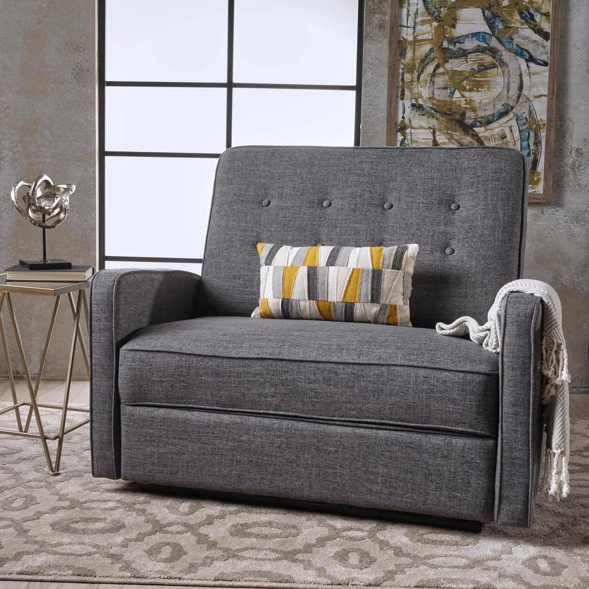 <p><a href="https://go.redirectingat.com?id=74968X1596630&url=https%3A%2F%2Fwww.target.com%2Fp%2Fcalliope-buttoned-reclining-loveseat-christopher-knight-home%2F-%2FA-54305237&sref=https%3A%2F%2Fwww.cosmopolitan.com%2Flifestyle%2Fg46385005%2Fbest-reclining-loveseats%2F" rel="nofollow noopener" target="_blank" data-ylk="slk:Shop Now;elm:context_link;itc:0;sec:content-canvas" class="link rapid-noclick-resp">Shop Now</a></p><p>Calliope Buttoned Reclining Loveseat </p><p>target.com</p><p>$355.99</p>