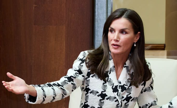  Queen Letizia of Spain in the Community Residence, Toledo. 