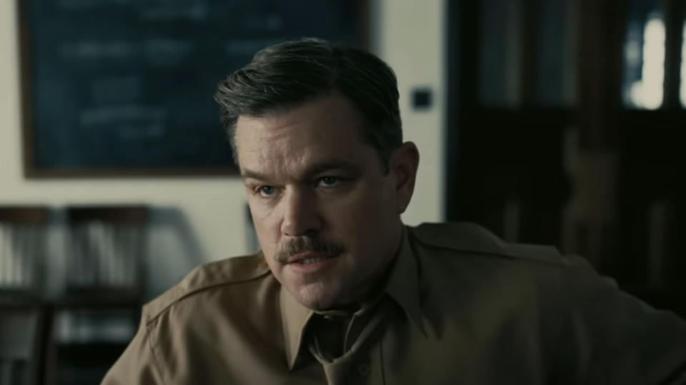 Matt Damon in Oppenheimer