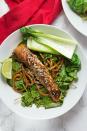 <p>Terriyaki anything and we're sold. But with a side of crunchy pak choi? What a combination. </p><p>Get the <a href="https://thecookreport.co.uk/teriyaki-salmon-udon-noodles/" rel="nofollow noopener" target="_blank" data-ylk="slk:Teriyaki Salmon with Udon Noodles;elm:context_link;itc:0;sec:content-canvas" class="link ">Teriyaki Salmon with Udon Noodles</a> recipe.</p><p>Recipe from <a href="https://thecookreport.co.uk/" rel="nofollow noopener" target="_blank" data-ylk="slk:The Cook Report;elm:context_link;itc:0;sec:content-canvas" class="link ">The Cook Report</a>. </p>