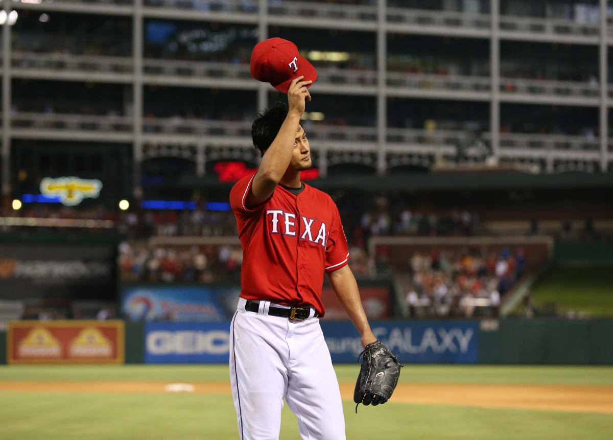 Texas Rangers pitcher Yu Darvish falls one out shy of perfect game 