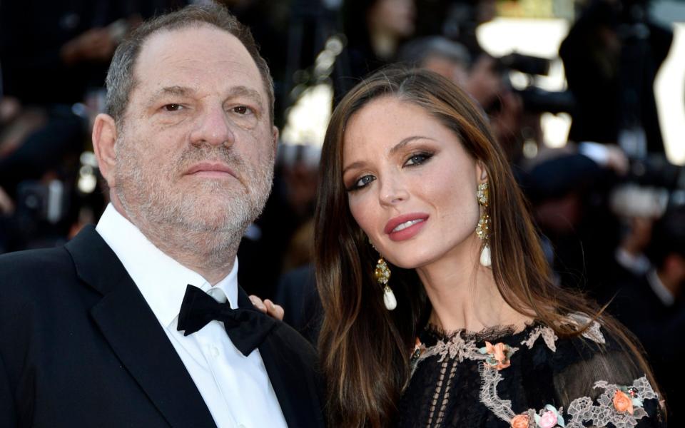 Georgina Chapman left Weinstein after the allegations against him emerged in 2017 - EPA POOL 