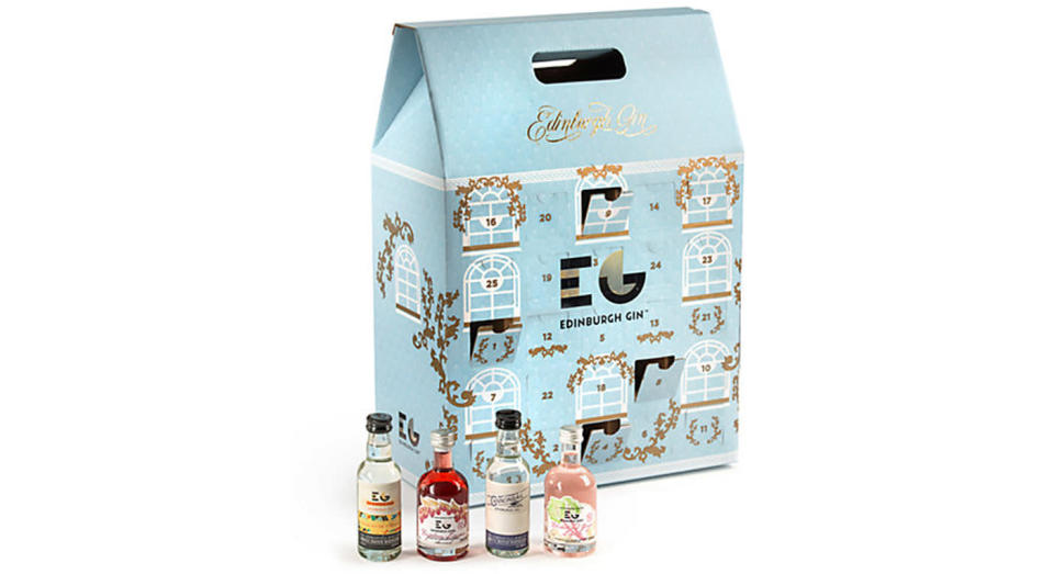 <p>Christmas is a time to be merry, which might be rather easy if you’re knocking back a mini bottle of gin every day in December. <a rel="nofollow noopener" href="https://www.johnlewis.com/edinburgh-gin-advent-calendar-5cl-pack-of-25/p3261403" target="_blank" data-ylk="slk:John Lewis, £100" class="link rapid-noclick-resp"><em>John Lewis, £100</em></a> </p>