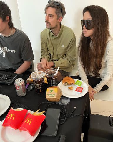 <p>VERA WANG/instagram</p> Wang said she orders McDonald's "every day"