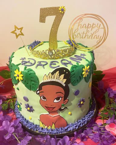 <p>Monique Green</p> Dream Kardashian's 7th birthday cake