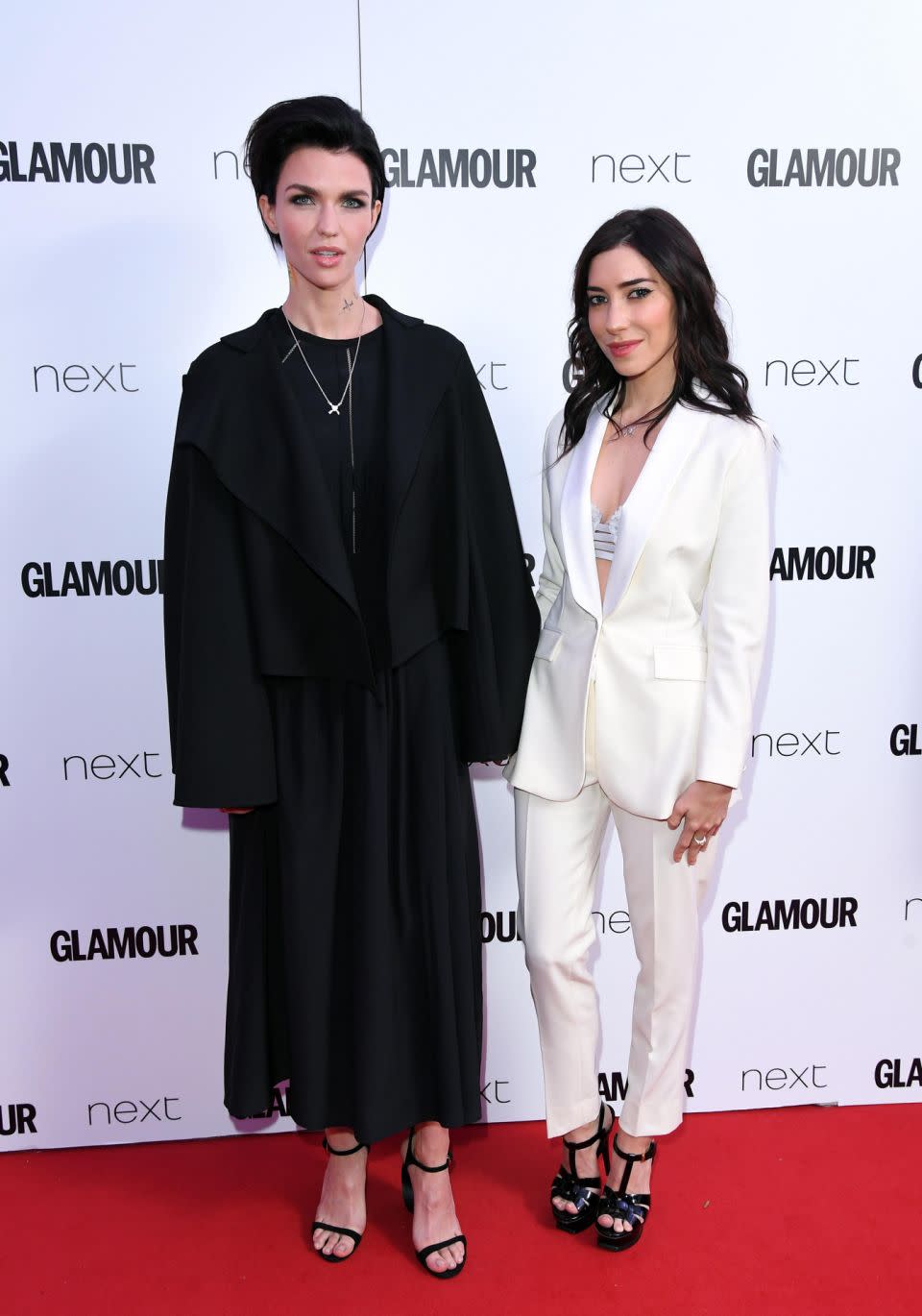 Ruby Rose has sparked split rumours from girlfriend Jessica Origliasso after she deleted all traces of her from social media. Here the pair are pictured at an event in London together earlier this year. Source: Getty