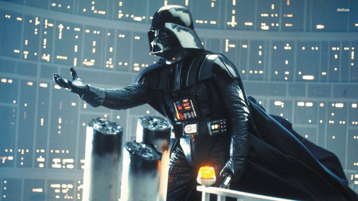  Darth Vader reaches out to Luke in The Empire Strikes Back, one of the most notable entries in our Star Wars movies in order guide. 