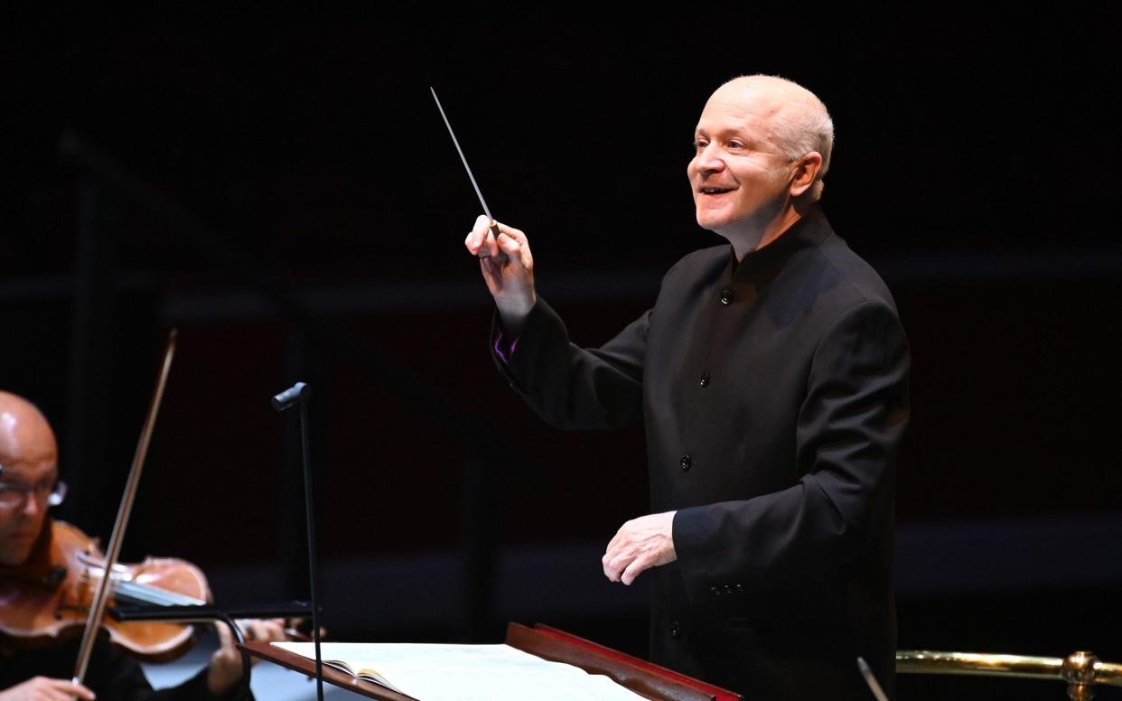 George Benjamin with the Mahler Chamber Orchestra at the Proms - BBC/Chris Christodoulou