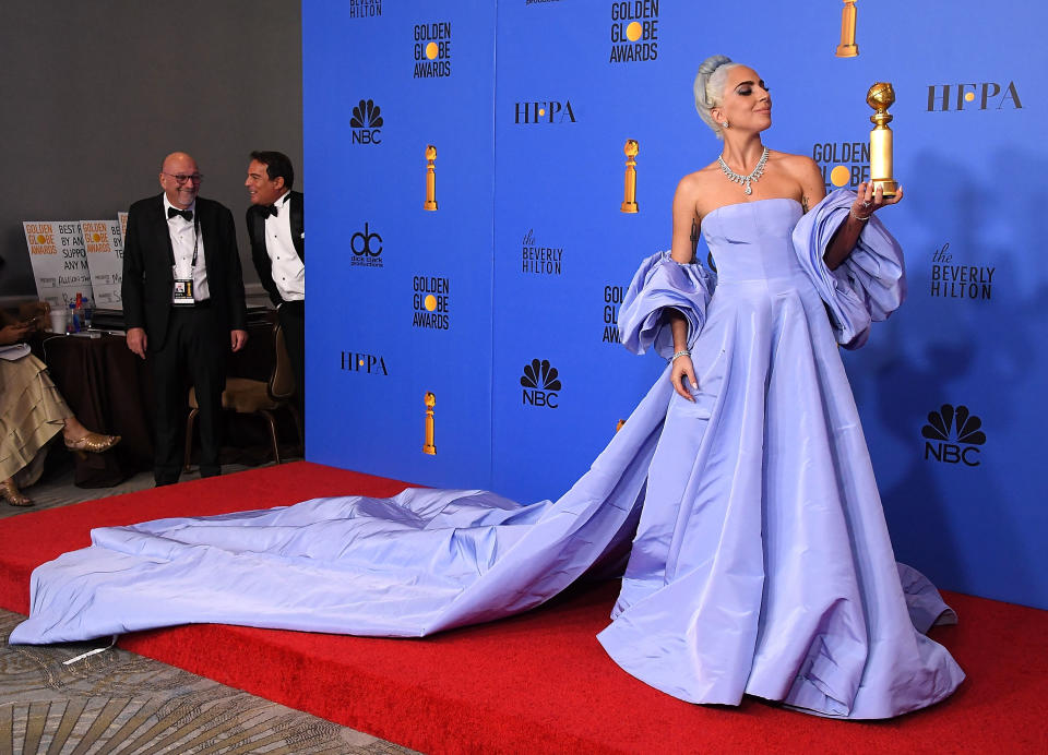 Lady Gaga at the Golden Globes (2019)