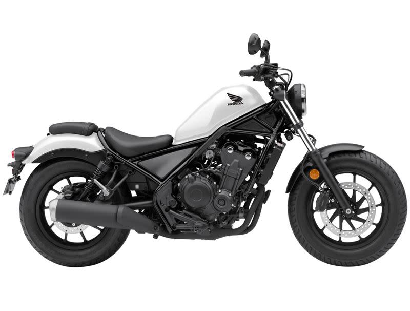 Honda Rebel500消光白。（圖／Honda提供）