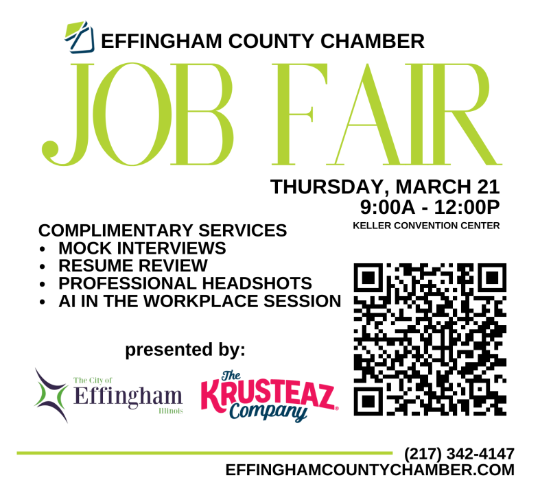 Flyer provided by the Effingham County Chamber.