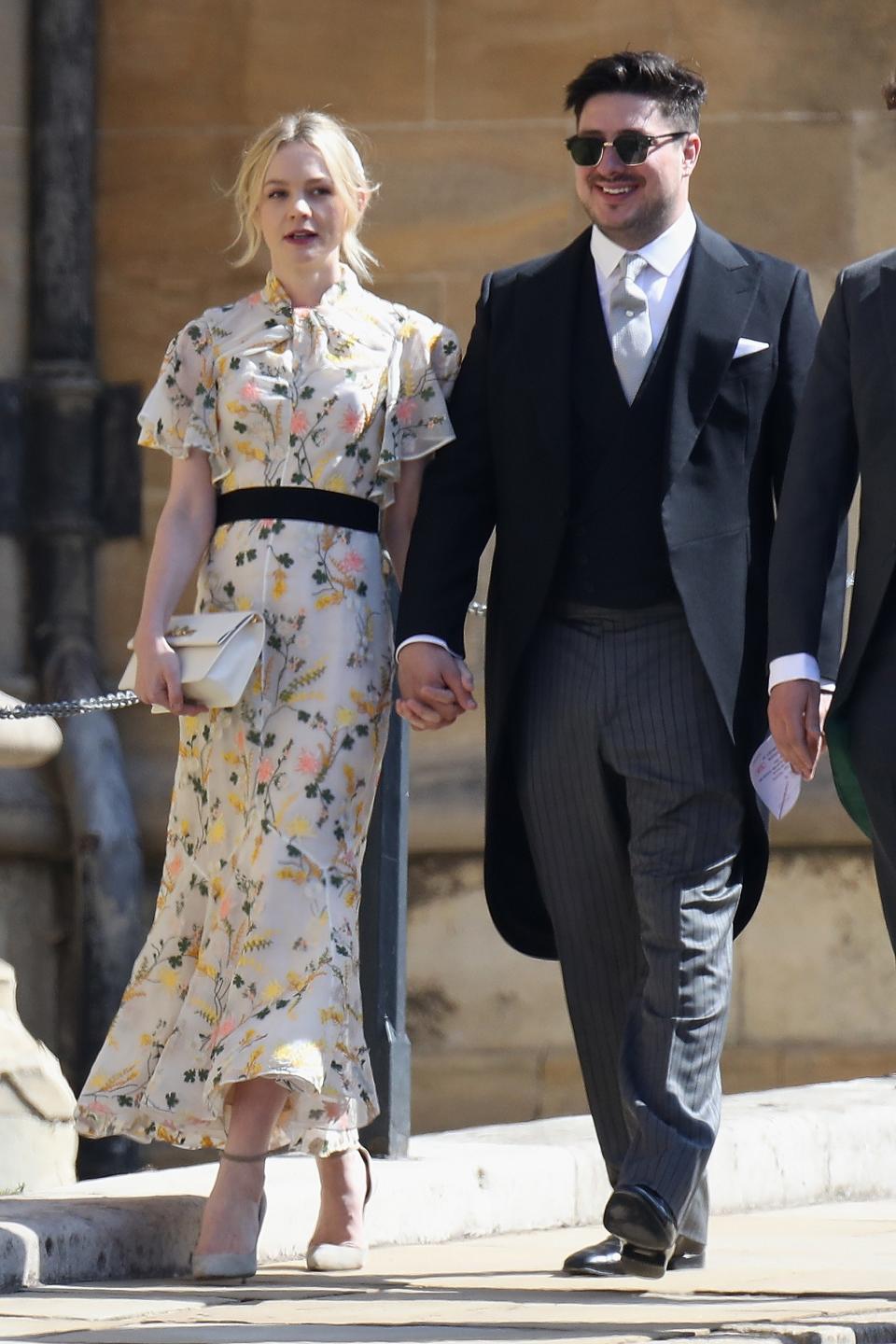 <p>WHO: Carey Mulligan</p> <p>WHAT: Erdem</p> <p>WHERE: At the royal wedding, Windsor, England</p> <p>WHEN: May 19, 2018</p>