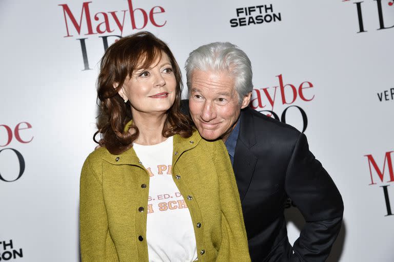 Susan Sarandon y Richard Gere mostraron su gran complicidad en la alfombra roja. 