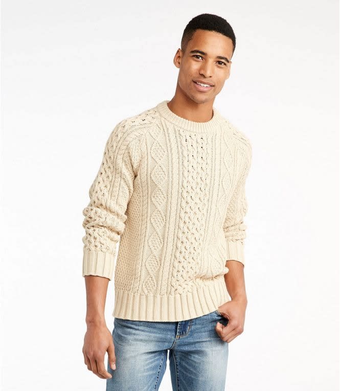 ll-bean-Mens-Signature-Cotton-Fisherman-Sweater, best fishermans sweaters