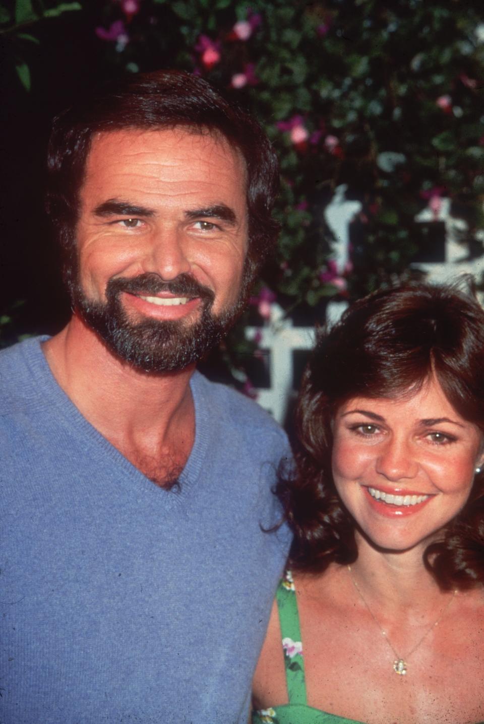 Burt Reynolds and Sally Field in 1977.