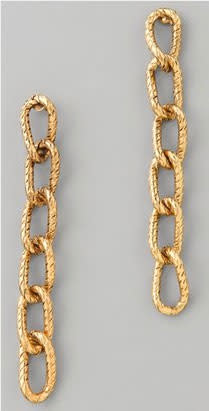 Rachel Leigh Interlocking Chain Earrings - $66.00