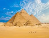 <p>The Great Pyramid of Giza is the largest and oldest of the three famous Ancient Egyptian pyramids which are found on the outskirts of the capital Cairo.</p>