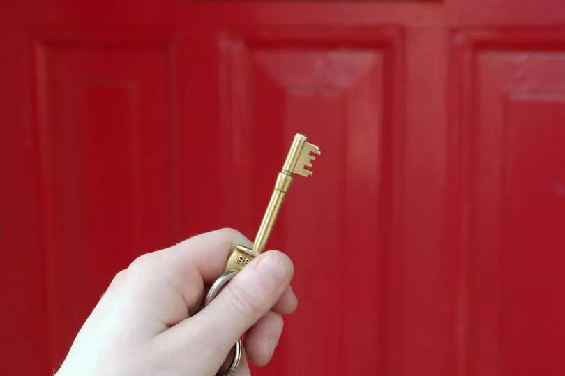 This is an undated STOCK photo of a key to a door. See PA Feature FINANCE Property Ladder. WARNING: This picture must only be used to accompany PA Feature FINANCE Property Ladder.