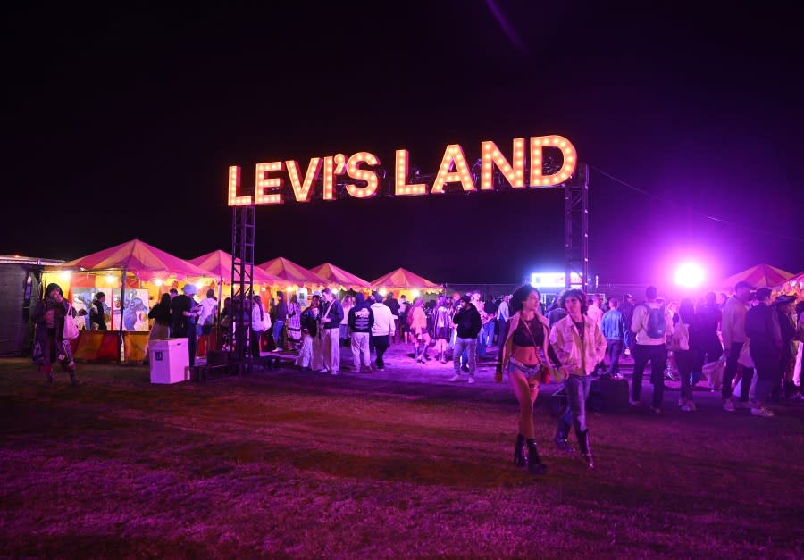 Atmosphere at Neon Carnival held during the Coachella Music and Arts Festival on April 13, 2024 in Thermal, California. (Photo by Gilbert Flores/WWD via Getty Images)