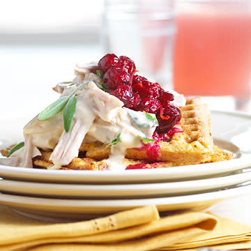 Herbed Turkey and Waffles