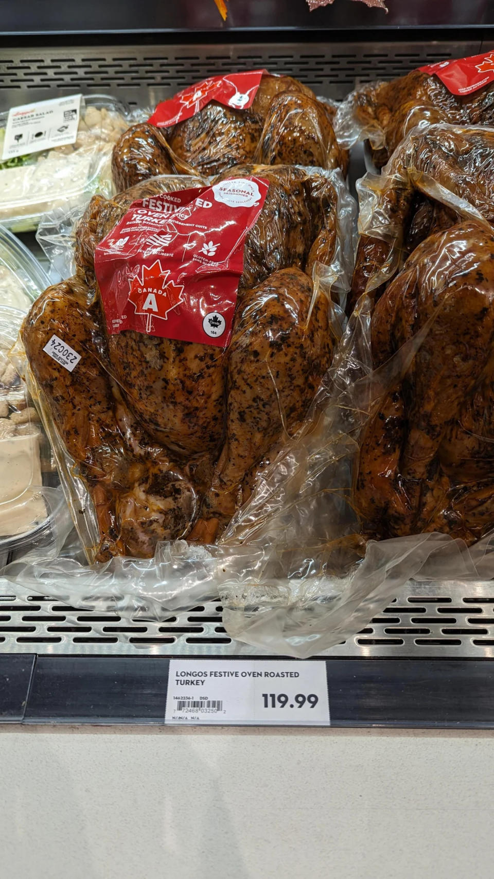 Redditors were shocked to see the price on a turkey from a Longo's grocery store in Toronto. 