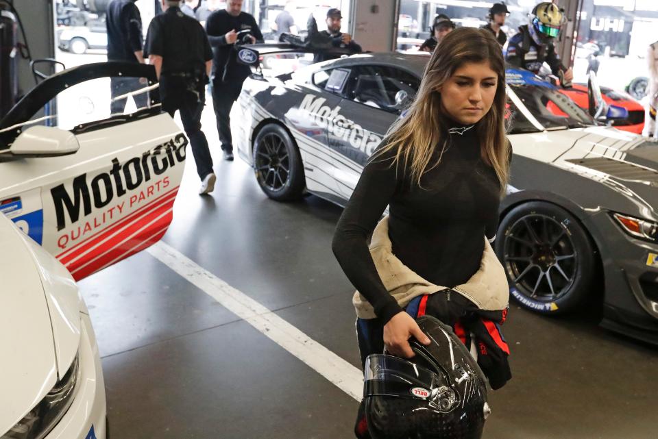Hailie Deegan is looking for traction late in her second season in NASCAR's Truck Series.