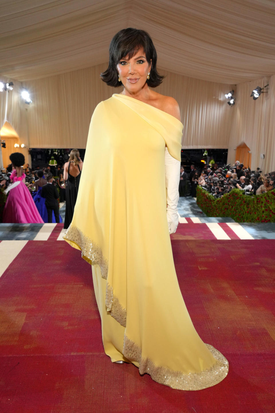 NEW YORK, NEW YORK – MAY 02: (Exclusive Coverage) Kris Jenner arrives at The 2022 Met Gala Celebrating “In America: An Anthology of Fashion” at The Metropolitan Museum of Art on May 02, 2022 in New York City. (Photo by Kevin Mazur/MG22/Getty Images for The Met Museum/Vogue )