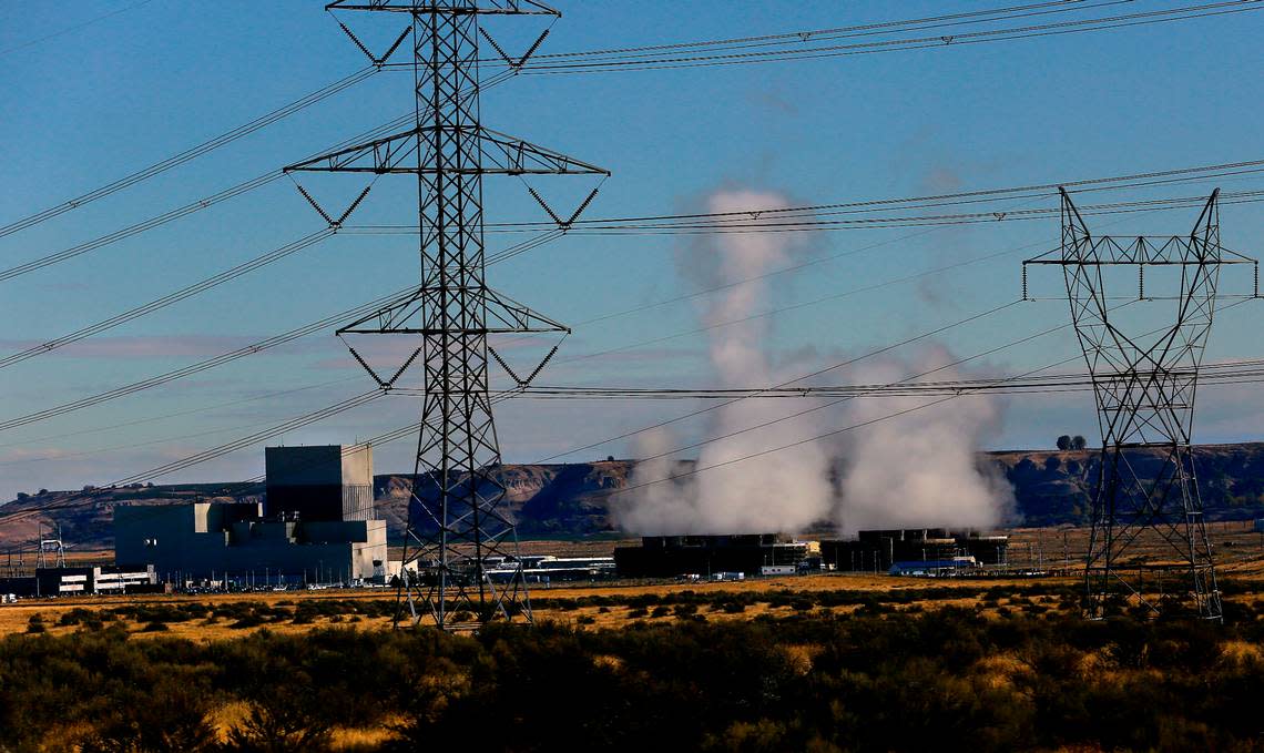 Energy Northwest’s Columbia Generation Station near Richland, Wash., produced 9.8 million megawatt hours of electricity in the last year.