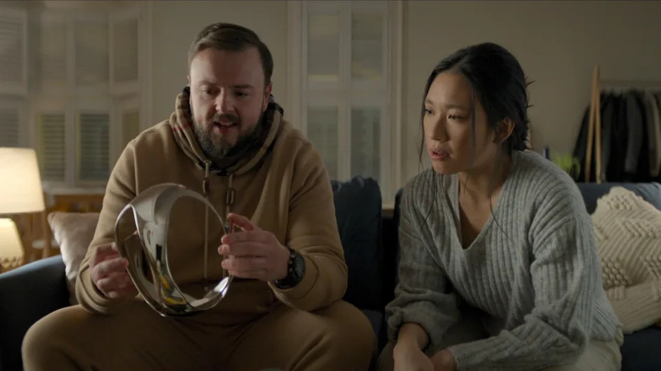 3 BODY PROBLEM, (aka THREE BODY PROBLEM), from left: John Bradley, Jess Hong, (Season 1, ep. 102, aired March 21, 2024). photo: ©Netflix / Courtesy Everett Collection