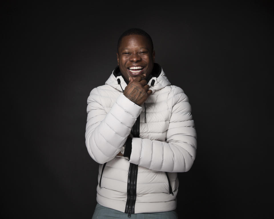 Actor Jason Mitchell poses for a portrait to promote the film, "Mudbound", at the Music Lodge during the Sundance Film Festival on Saturday, Jan. 21, 2017, in Park City, Utah. (Photo by Taylor Jewell/Invision/AP)