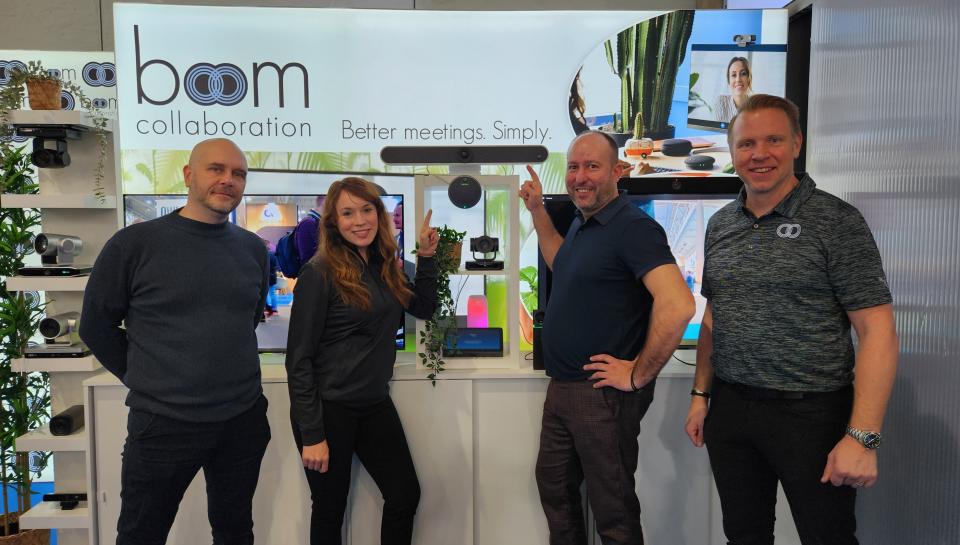 Boom and its new distributor ACC Distribution are all smiles.