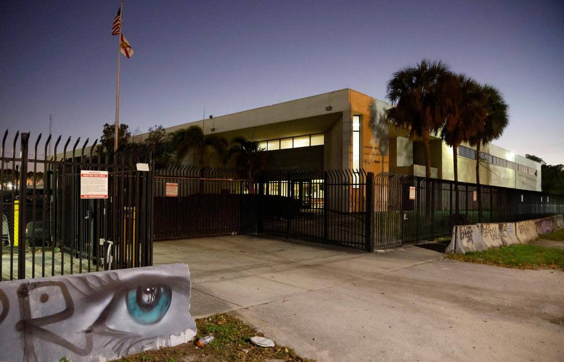 Governor Ron DeSantis activates the Florida National Guard to respond to South Florida migrants. This is the Florida Army National Guard at 700 N.W. 28th Street in Miami on Friday, January 6, 2023.