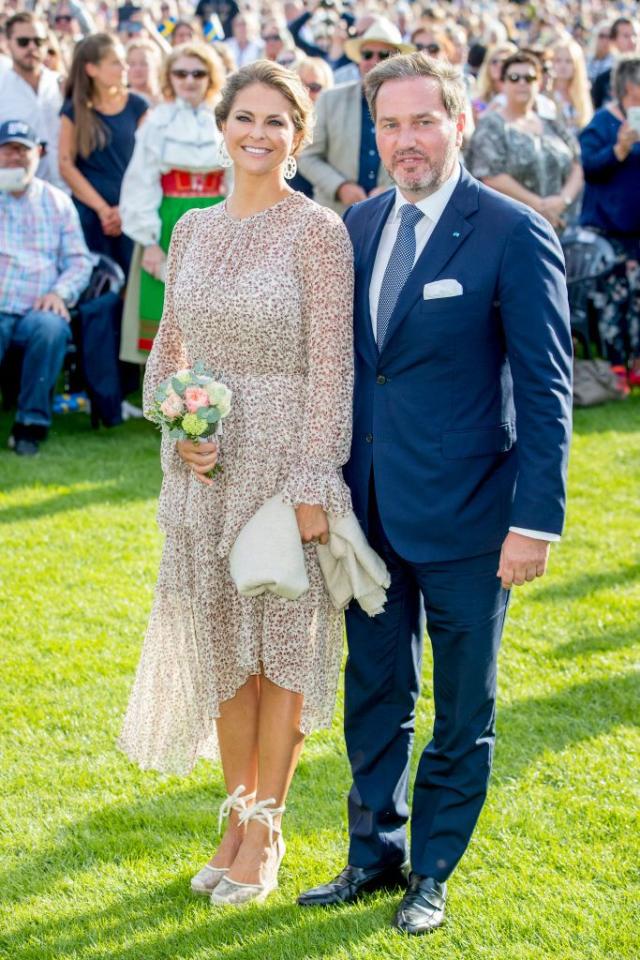 Princess Madeleine of Sweden stuns in 'fun summer' dress and chic