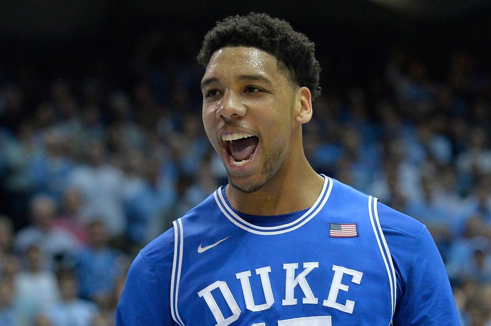 Is Jahlil Okafor headed to the Lakers? (Grant Halverson/Getty Images)